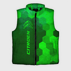 Мужской жилет Citroen - green gradient по-вертикали, цвет: 3D-черный