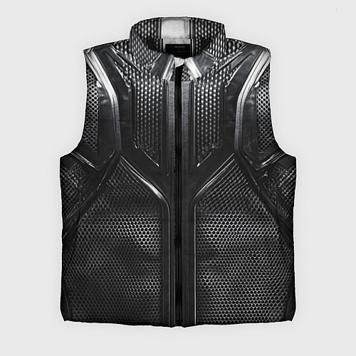 Мужской жилет Карбоновый байкер / 3D-Черный – фото 1