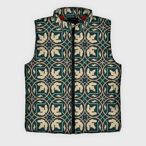 Мужской жилет Геометрический узор арабеска / 3D-Красный – фото 1