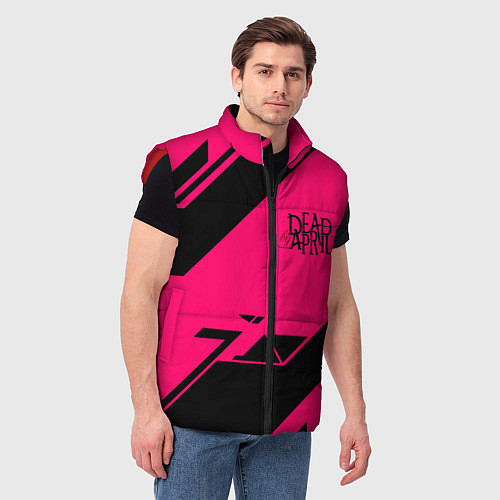 Мужской жилет Dead by april geometry / 3D-Красный – фото 3