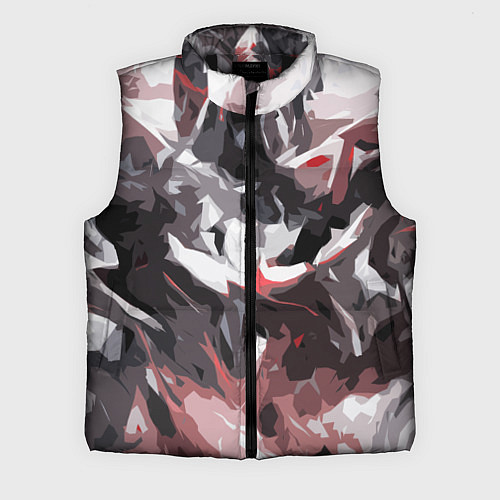 Мужской жилет Абстрактный узор черно-серый / 3D-Черный – фото 1