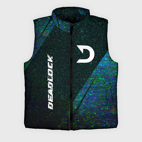 Мужской жилет Deadlock glitch blue / 3D-Черный – фото 1