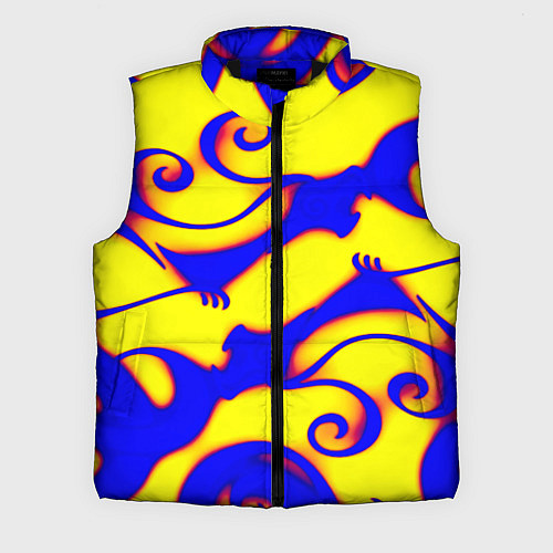 Мужской жилет Аниме драконы неон / 3D-Черный – фото 1