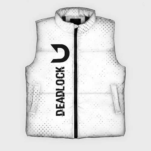 Мужской жилет Deadlock glitch на светлом фоне по-вертикали / 3D-Черный – фото 1