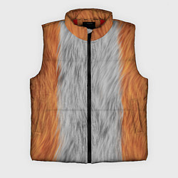 Мужской жилет Мех рыжей лисы