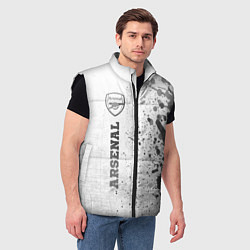 Мужской жилет Arsenal - white gradient по-вертикали, цвет: 3D-черный — фото 2