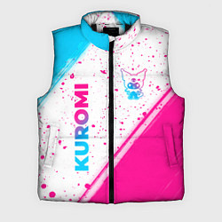 Мужской жилет Kuromi neon gradient style вертикально