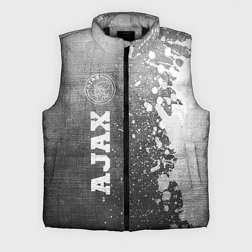 Мужской жилет Ajax - grey gradient по-вертикали / 3D-Черный – фото 1