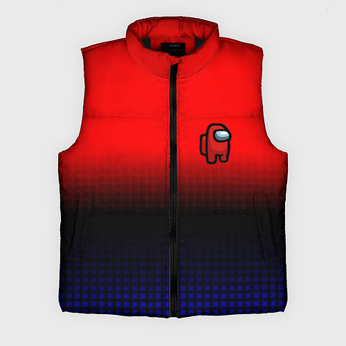 Мужской жилет Among us geometry gradient / 3D-Черный – фото 1