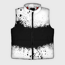 Мужской жилет Просто краски чёрные, цвет: 3D-красный