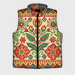 Мужской жилет Славянский узор и орнамент