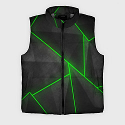 Мужской жилет Лучи неон абстракция, цвет: 3D-светло-серый