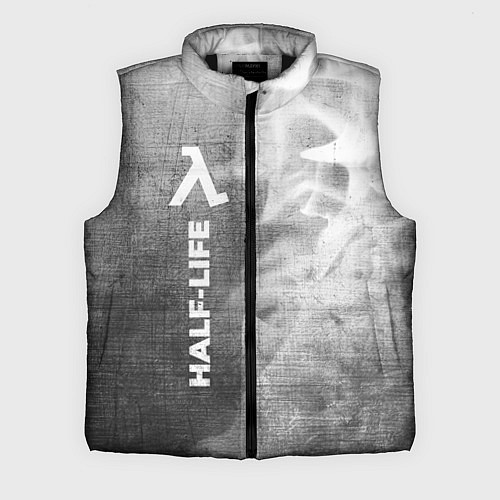 Мужской жилет Half-Life - grey gradient по-вертикали / 3D-Черный – фото 1