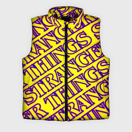 Мужской жилет Stranger Things serials / 3D-Черный – фото 1
