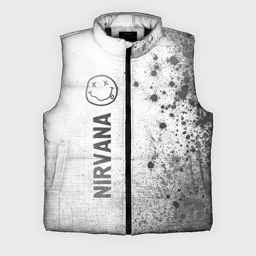 Мужской жилет Nirvana - white gradient по-вертикали / 3D-Черный – фото 1