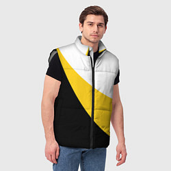 Мужской жилет Сокрушу пред ним врагов его большой крест, цвет: 3D-светло-серый — фото 2