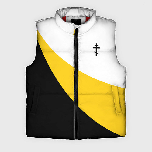 Мужской жилет Сокрушу пред ним врагов его малый черный крест Ник / 3D-Красный – фото 1