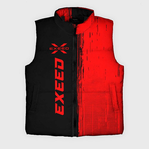 Мужской жилет Exeed - red gradient по-вертикали / 3D-Черный – фото 1