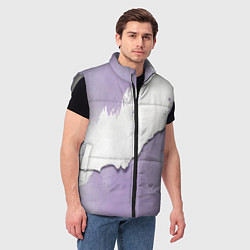 Мужской жилет Штукатурка и лавандовая краска, цвет: 3D-светло-серый — фото 2