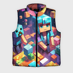 Мужской жилет Minecraft 2 0, цвет: 3D-черный
