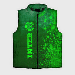 Мужской жилет Inter - green gradient по-вертикали