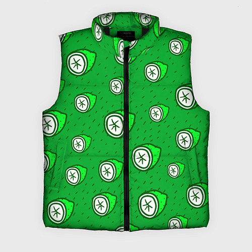 Мужской жилет Лимонный паттерн / 3D-Черный – фото 1