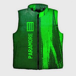 Мужской жилет Paramore - green gradient по-вертикали