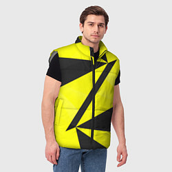 Мужской жилет Абстрактные стекло, цвет: 3D-светло-серый — фото 2