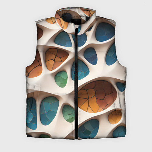Мужской жилет Вдохновлено Антонио Гауди / 3D-Черный – фото 1