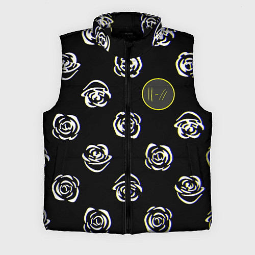 Мужской жилет Twenty one pilots rose / 3D-Черный – фото 1