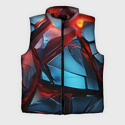 Мужской жилет Камни в красном освещении