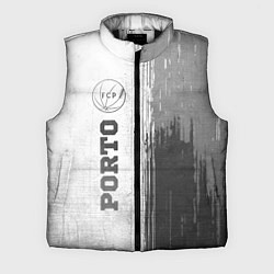 Мужской жилет Porto - white gradient по-вертикали