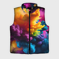 Мужской жилет Взрыв разноцветных облаков