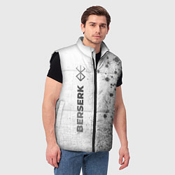 Мужской жилет Berserk - white gradient по-вертикали, цвет: 3D-черный — фото 2