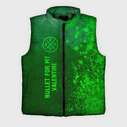 Мужской жилет Bullet For My Valentine - green gradient по-вертик