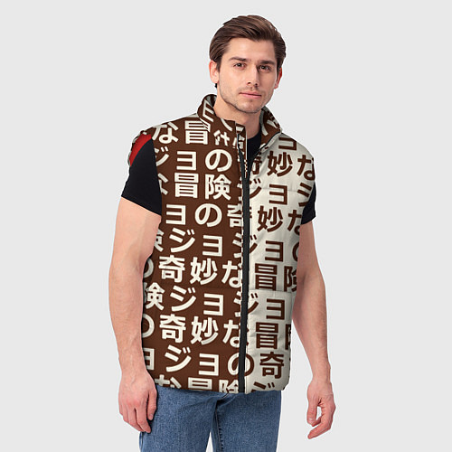 Мужской жилет Japan pattern / 3D-Красный – фото 3