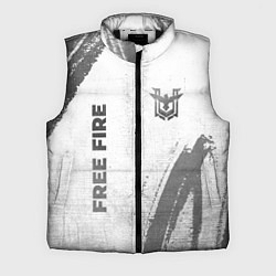 Мужской жилет Free Fire - white gradient вертикально