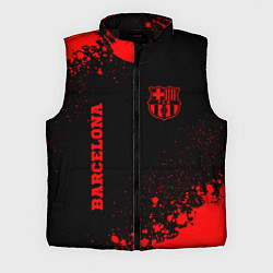 Мужской жилет Barcelona - red gradient вертикально, цвет: 3D-черный
