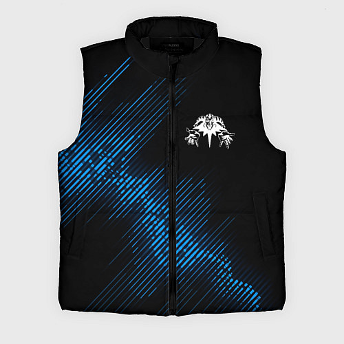 Мужской жилет Король и Шут звуковая волна / 3D-Черный – фото 1