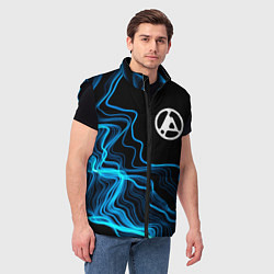 Мужской жилет Linkin Park 2024 sound wave, цвет: 3D-черный — фото 2