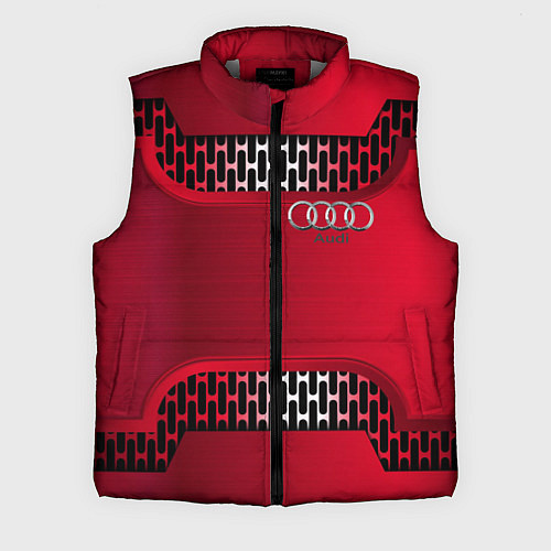 Мужской жилет Audi metal steel / 3D-Светло-серый – фото 1