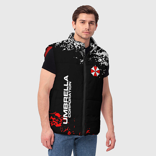 Мужской жилет Resident evil - вирус / 3D-Красный – фото 3
