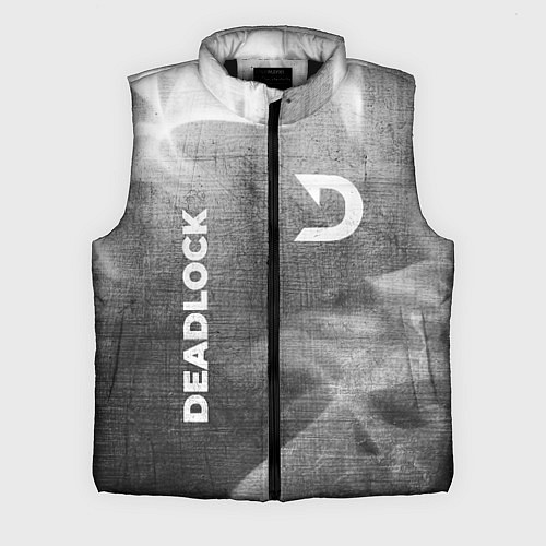 Мужской жилет Deadlock - grey gradient вертикально / 3D-Черный – фото 1