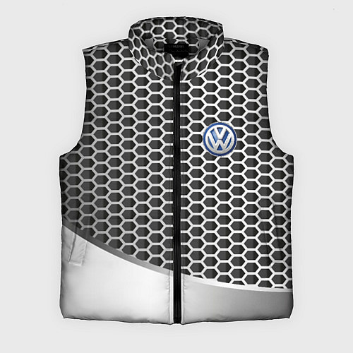 Мужской жилет Volkswagen metal motors / 3D-Светло-серый – фото 1