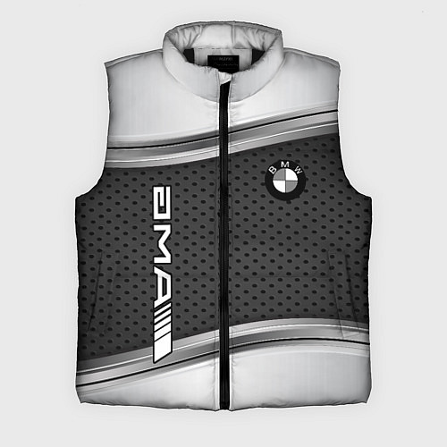 Мужской жилет BMW car motors metal / 3D-Черный – фото 1