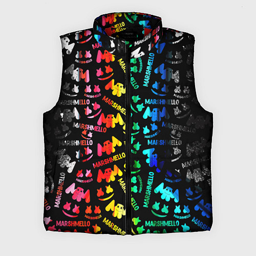 Мужской жилет Marshmello neon color / 3D-Красный – фото 1