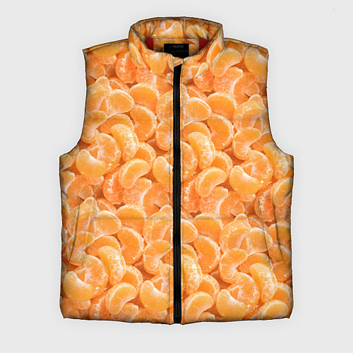 Мужской жилет Паттерн дольки мандарин / 3D-Красный – фото 1