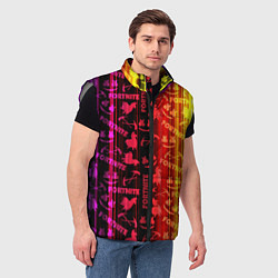 Мужской жилет Fortnite neon game, цвет: 3D-светло-серый — фото 2
