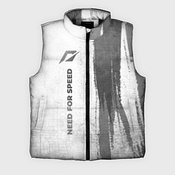 Мужской жилет Need for Speed - white gradient по-вертикали, цвет: 3D-черный