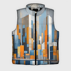 Мужской жилет Архитектура город живопись, цвет: 3D-черный
